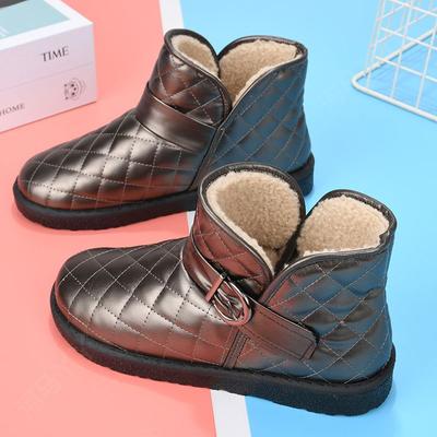 Элегантная женская обувь на низком каблуке, женские водонепроницаемые ботильоны для снега, рабочие ботильоны до щиколотки, стильные, модные, зимние, нескользящие, горячие