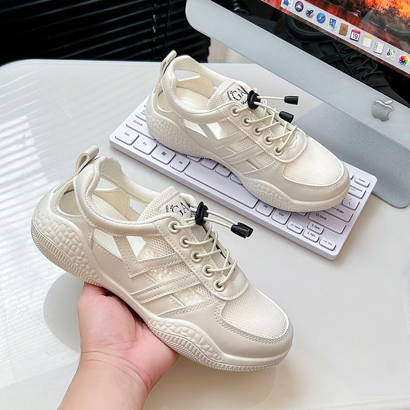 Luxury 2024 New Breathable Hollow Leisure Sports Shoes Comfortable and Lightweight Summer Women's Outdoor Running Shoes Sneakers