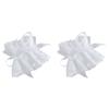 Detachable Lace Jabot Collar Solid Color Ruffled Neck Collar  Stage Performance Costume Accessory