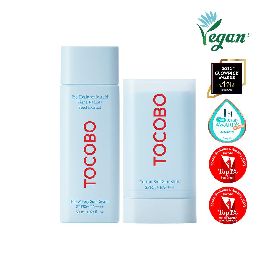 TOCOBO Солнцезащитный стик Cotton Soft 19гSPF 50+ PA++++  | Корейский солнцезащитный стик Матовый