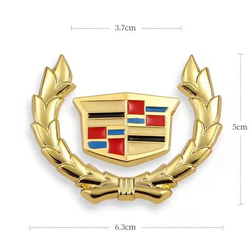 Metal for Cadillac Escalade ATS BLS CTS CT4 CT5 CT6 EXT STS SLS SLR SRX XLR Car Sticker Window Side Emblem Rear Trunk Badge ptwrl77