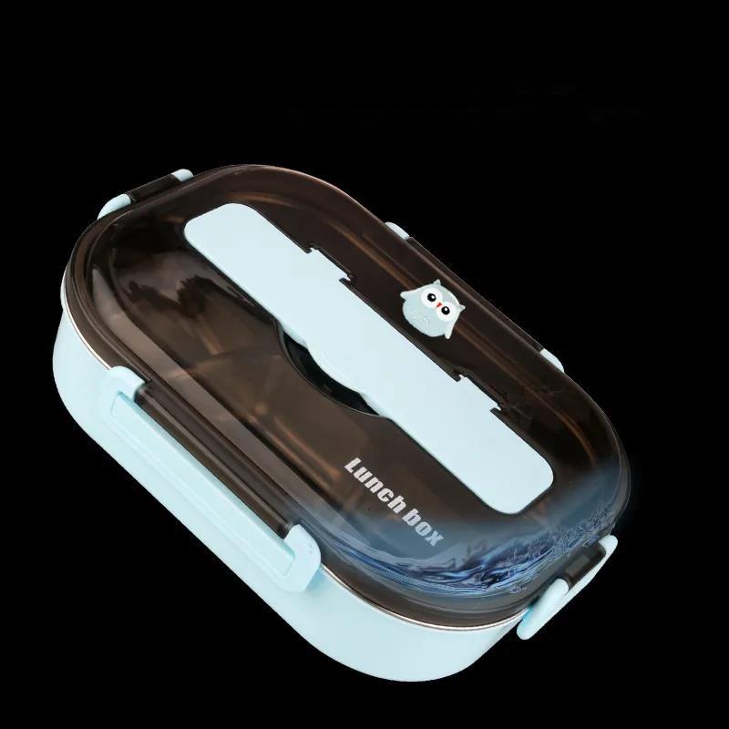 Изолированный ланч-бокс из нержавеющей стали 304 с крышкой, микроволновая печь, ланч-бокс для студентов и женщин, офисный работник, ланч-бокс с одним отделением