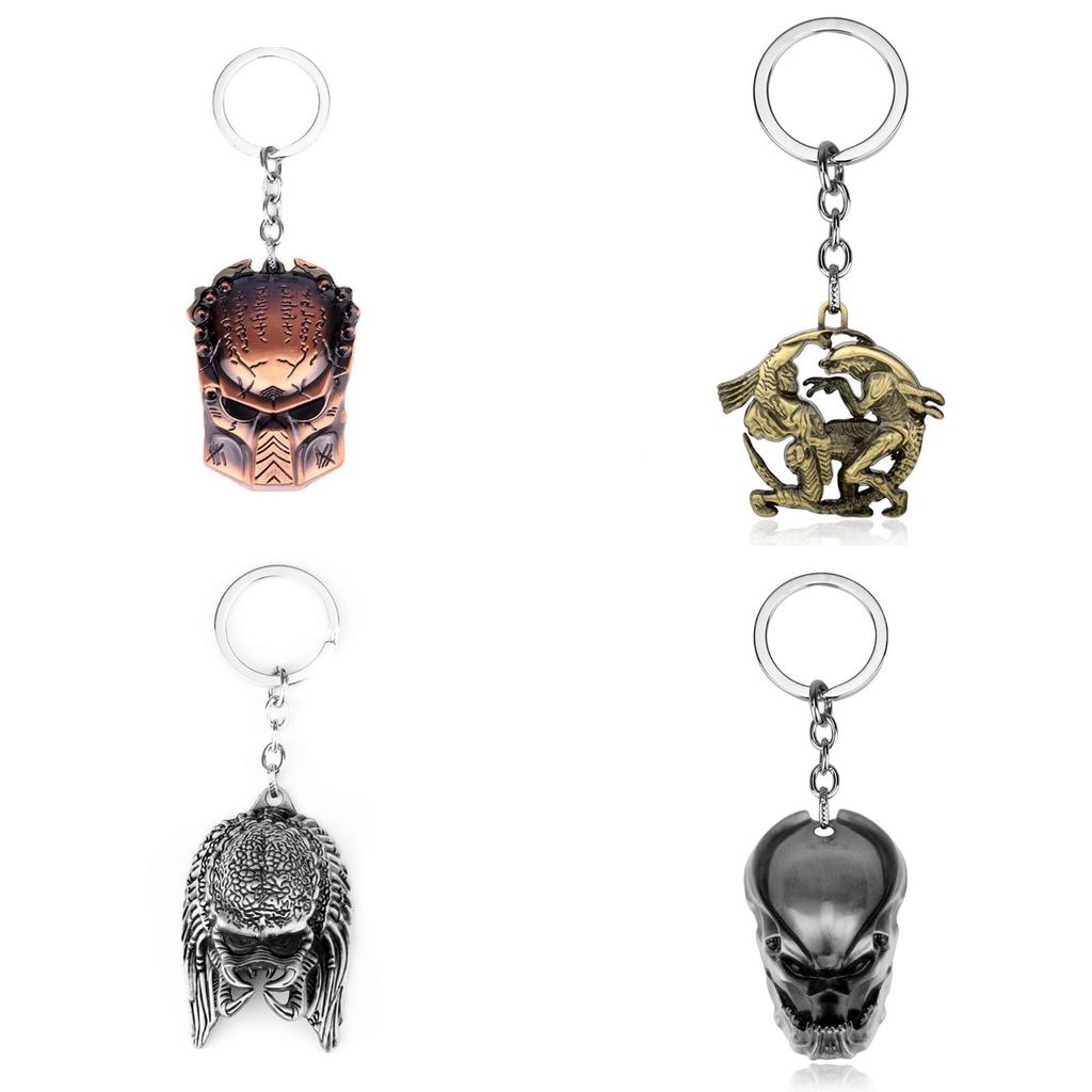 Уникальный брелок на тему инопланетян, цельное кольцо для ключей из цинкового сплава для коллекционеров и фанатов