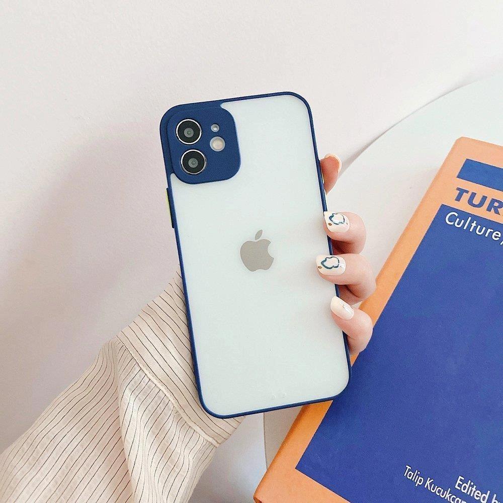 Milky Case Silicone Flexible Translucent Case For Xiaomi Redmi 9T Navy Blue