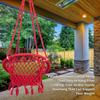 Round Cotton Home Swing for Adults & Kids/Hammock Hanging Swing Chair for Balcony, Indoor & Outdoor/Capacity 120 Kgs