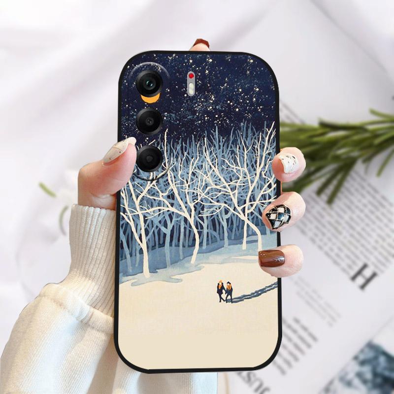 Для телефона Tecno Camon 40 Pro 4G 5G Чехол Мягкий Силиконовый Задняя Крышка Бампер Для Tecno Camon40 Pro 40Pro Защитный Fundas CM5 CM6 CM7