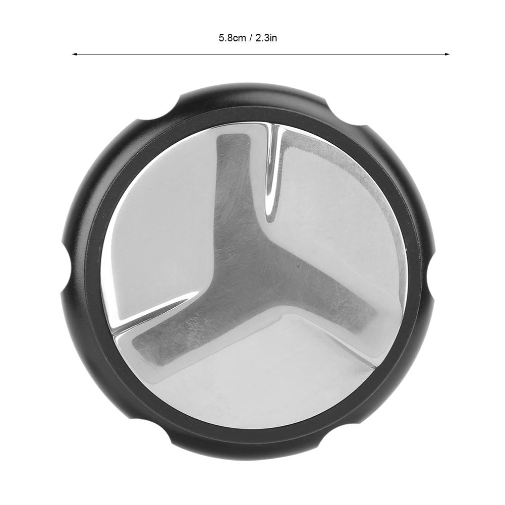 Регулируемый кофейный темпер из нержавеющей стали 5,8 см с двойной головкой: плоский и с 3 наклонными сторонами