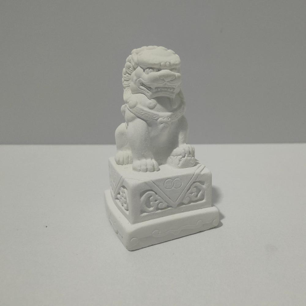 DIY имитация льва украшения Мини Миниатюрные модели Новая модель каменного льва Домашний декор