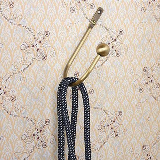 Yousheng 2 шт. держатели для штор полированные с двумя отверстиями U-образные портативные изысканные широко применяемые прочные современные настенные крючки для подхвата штор