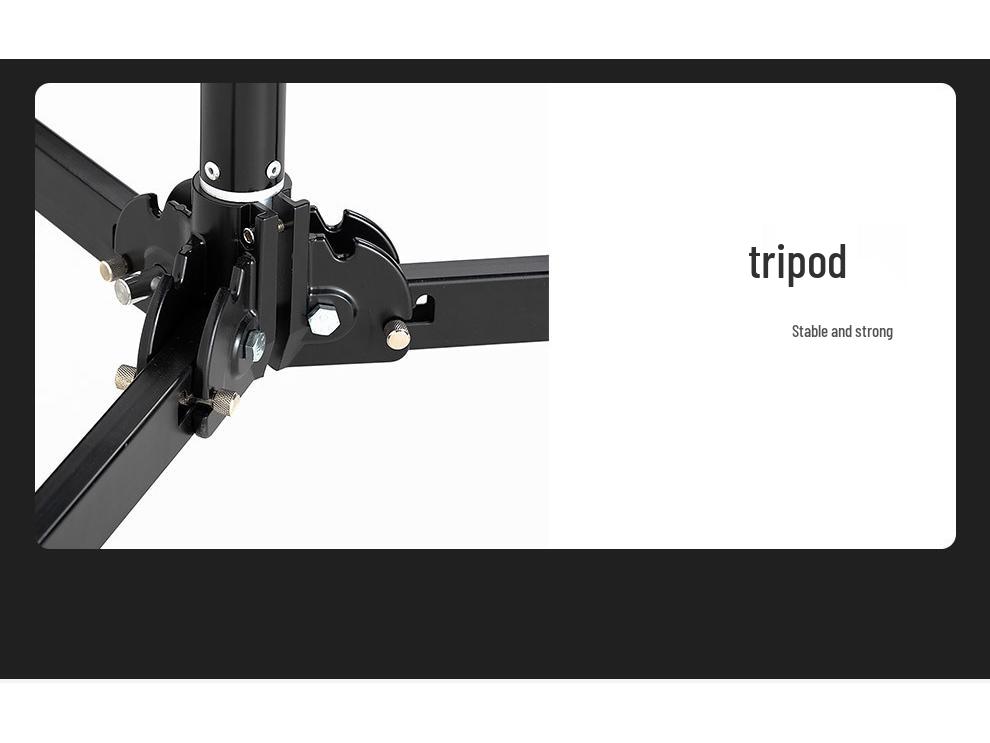 8AMBITFUL Wheeled Light Stand for Live Streaming, Online Classes, and Video Recording with T22 Teleprompter