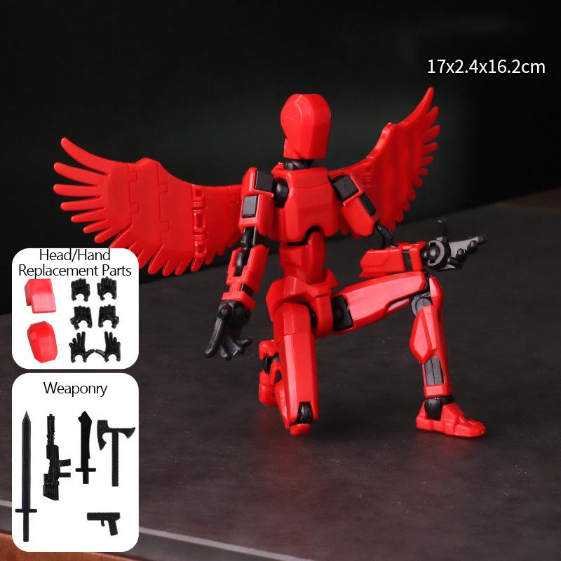 Набор фигурок, гигантский робот-меч, фигурка, напечатанная на 3D-принтере, Robo 13, игрушки для игрушек, шарнирная фигурка, коллекционный настольный компьютер
