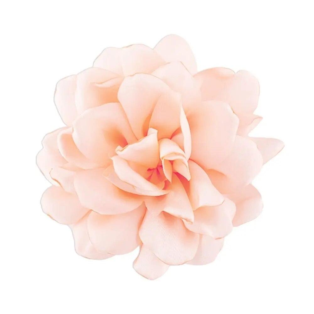 11см Модная большая брошь-цветок Красочная атласная ткань Французская брошь-цветок Ручной работы Декор для костюма, свитера, пальто Булавки Броши AVE