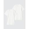Uniqlo Япония Хлопковая футболка с круглым вырезом 2 шт.