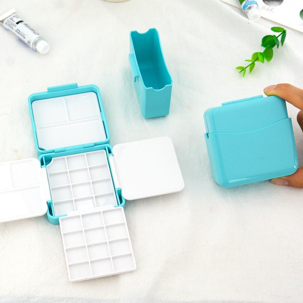 Пустая коробка для акварели Пустая палитра для акварели Дорожная палитра для акварели с палитрой Аксессуары для рисования