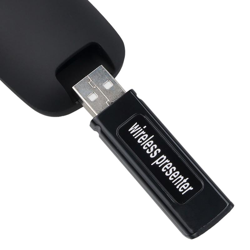 Беспроводной презентер 2,4G, USB-пульт дистанционного управления, лазерная ручка, беспроводной пульт дистанционного управления, красная лазерная указка для PPT, офиса для преподавания PowerPoint