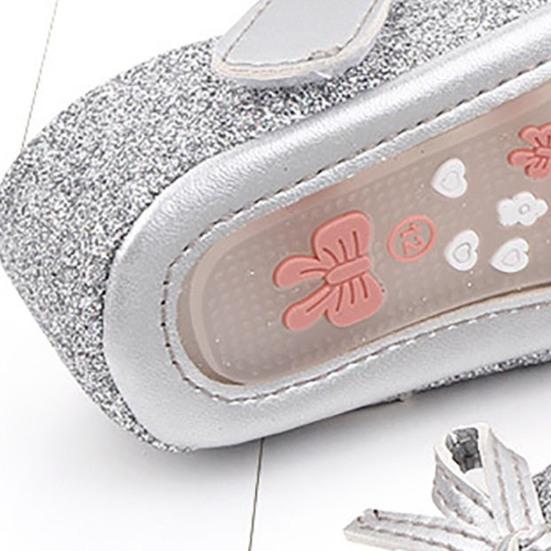 1 пара детской обуви, противоскользящие туфли из искусственной кожи с бантом для новорожденных девочек