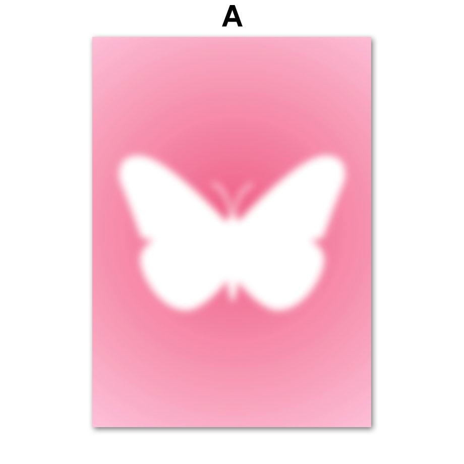 Розовый ангел, номер, бабочка, сердце, Солнце, Матисс Пикассо, настенная живопись, холст, живопись, постеры и принты, фотографии для декора гостиной