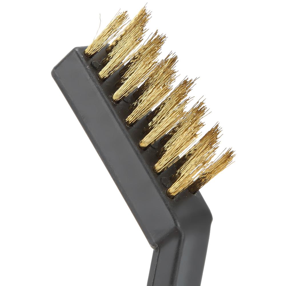 3 Pieces Brush, Ergonomic Non-Slip Grip Steel Plastic Garden Cleaning Tool with Hole for Storage ing Items for Crevices