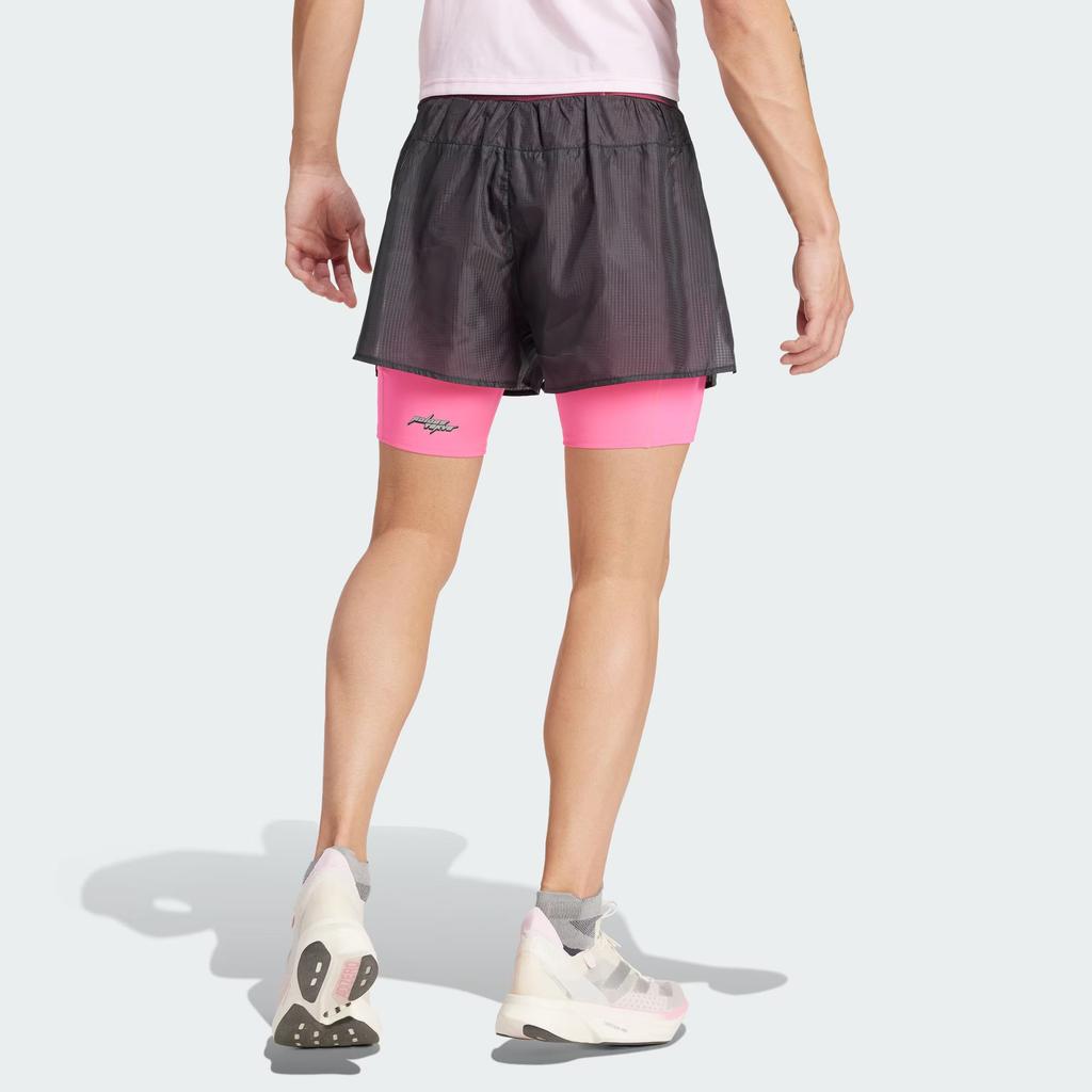 Adidas Tokyo Running 2-в-1 шорты мужские шорты черные IP3555