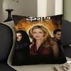 Buffy TV Series The Vampire Slayer Maple Design Cushion Cover Happy Autumn Harvest Decor Holiday Decorati Pillow Cover