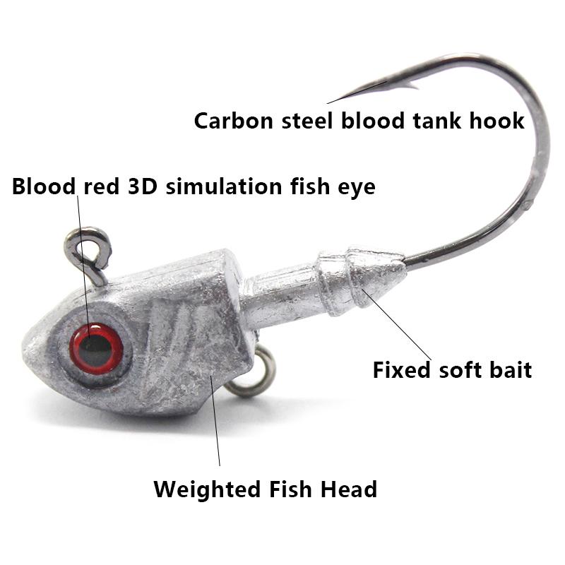 Рыболовный крючок 7G/10G/14G/20G для морской рыбалки, мягкая приманка с крючком, рыболовные принадлежности