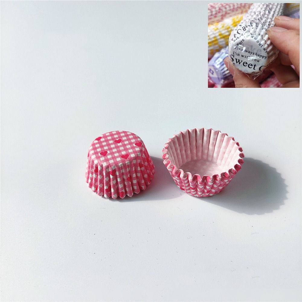 1000pcs Greaseproof Paper Cupcake Liners Disposable Cupcake Wrappers Fashion Muffin Baking Cups