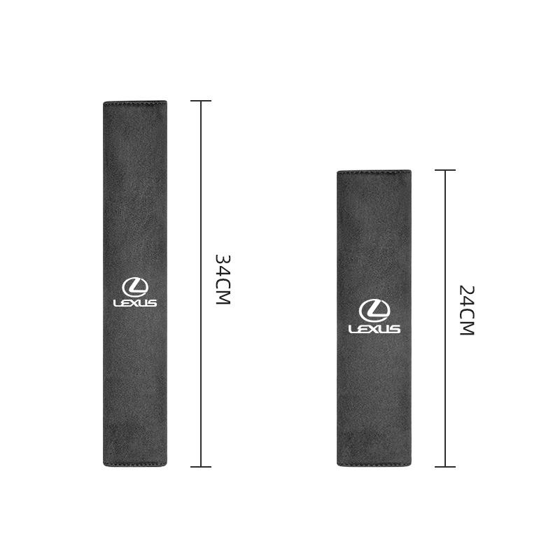 Car Seat Belt Pad Safety Strap Shoulder Cover Soft Mat Accessories For Lexus RX300 IS200 IS250 ES350 Ct200h UX250h NX300h RX350