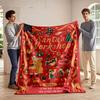 Santa's Workshop Blanket for all seasons blanket lunch break throw gift