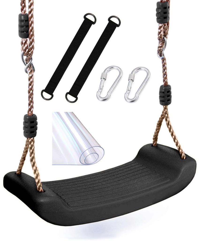 Kenkoba Hands Kids Laugh Out Loud Swing At Easy Swing Play Home, Indoors, Garden, (Black)