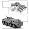 4D 1:72 DIY Model Building Kits Armoured Tank Plastic Toys Tank Truck