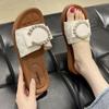 New Slippers for Women Summer Outwear Korean Edition Instagram Soft Beach Soft Sole Cool Slippers for Women