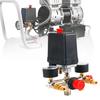 Pressure Switch Control Valve Normally Closed Adjustable Pressure 20mm Connector 90-120PSI Pressure Switch Manifold Regulator Gauges