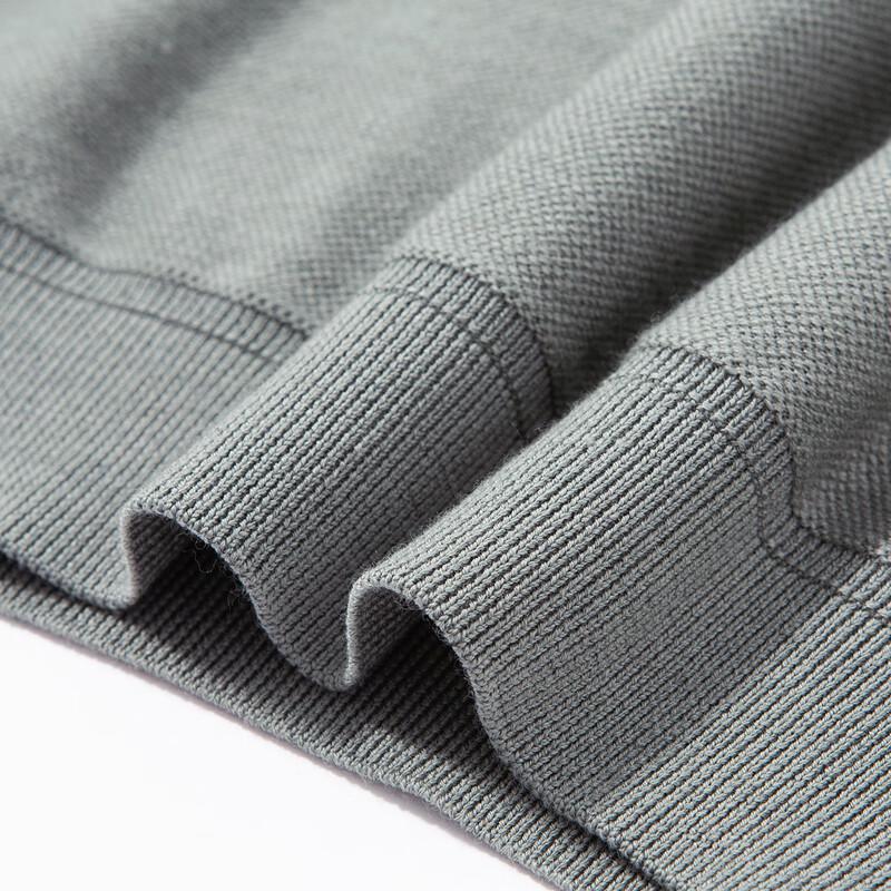 Мужской свитер LUOZI из 100% шерсти с регланом и круглым вырезом