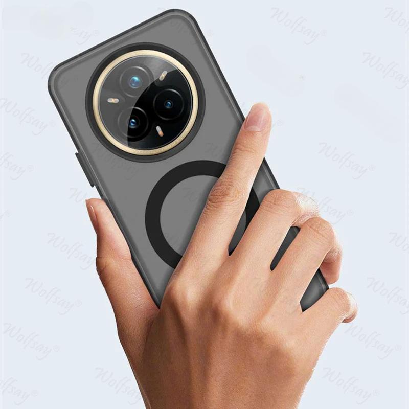 Case For Realme 14 Pro Plus Case Realme 14 Pro Plus Magnetic Adsorption Wireless Charge Back Cover For Realme 14 Pro Plus Case