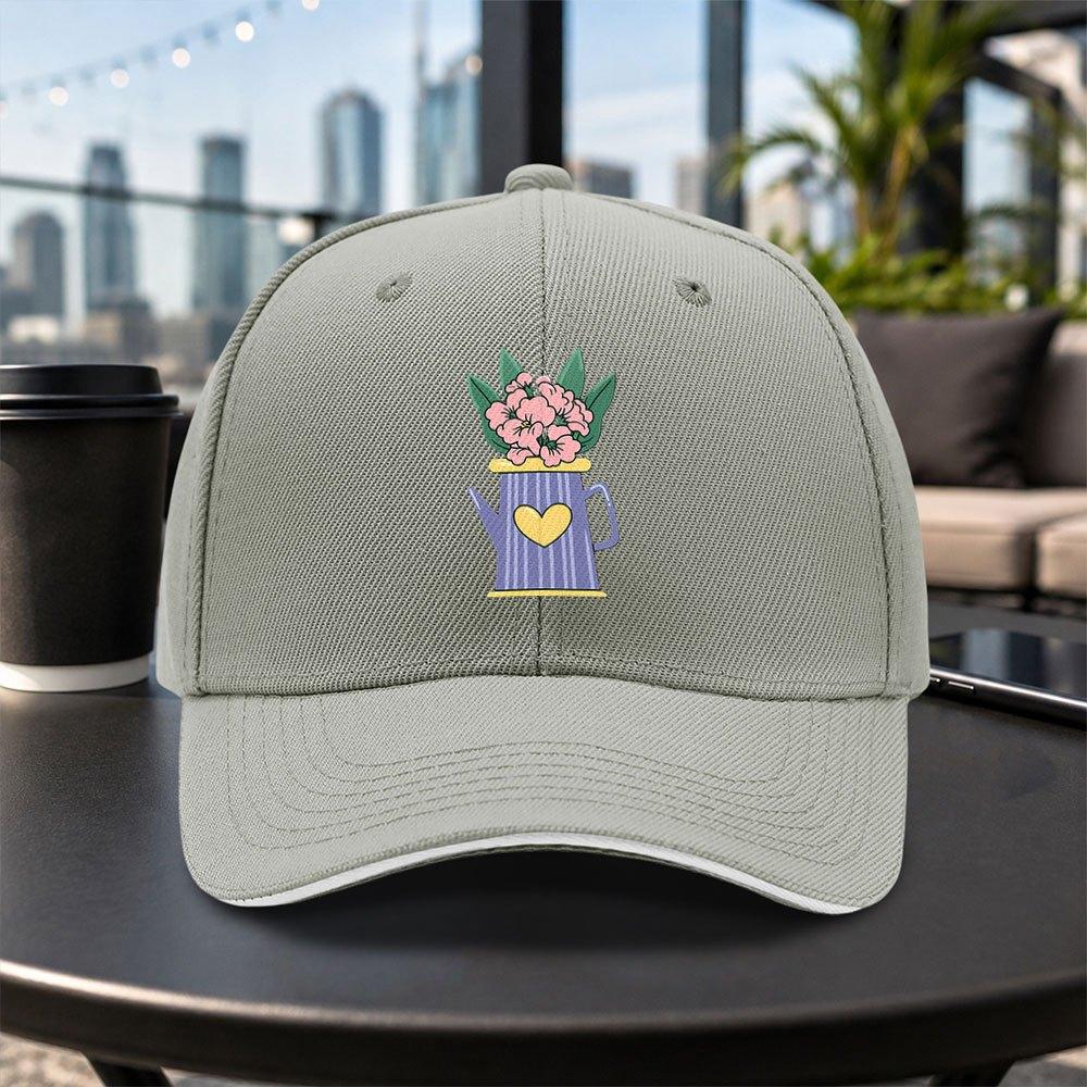 Heart Shower Pattern Baseball Cap Unisex Adjustable Duckbill Cap Lightweight Casual Hat for Travel Parties Daily Wear