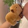 New Kapibara Lying Ring Bracelet Capybara Popping Ring Plush Toy Doll Wrist Doll