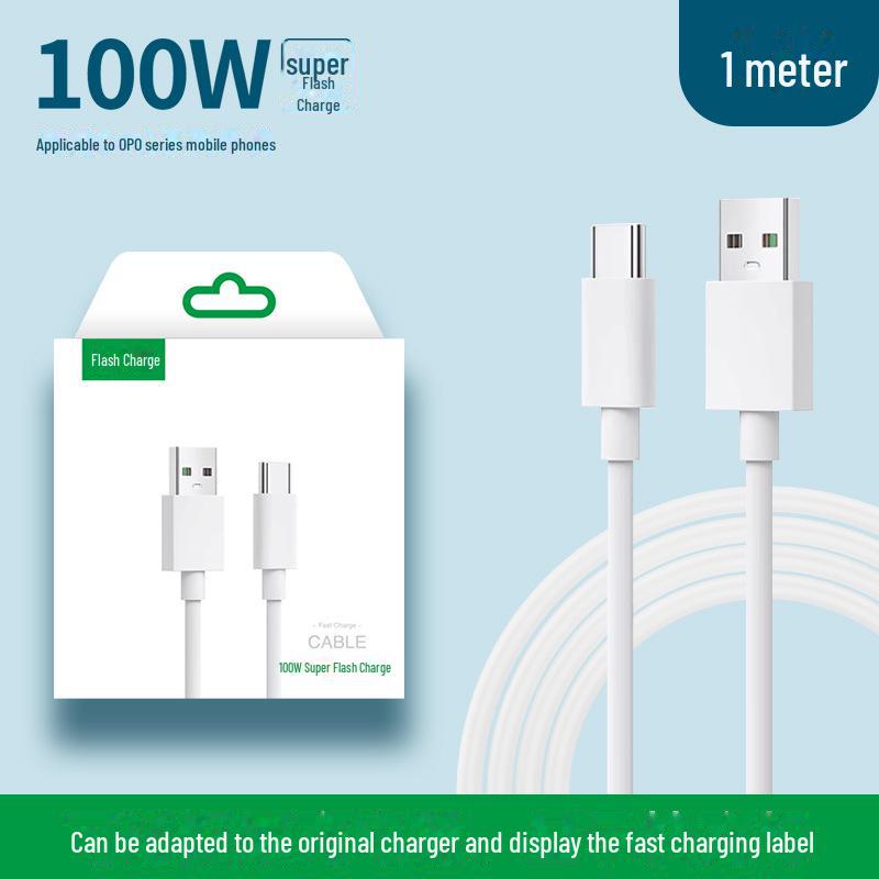 Совместимость с кабелем для передачи данных VOOC Flash Charge 80 Вт/100 Вт для серии OPPO Realme