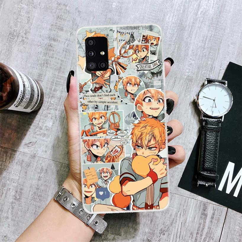 Чехол для телефона Anime Toilet Bound Hanako kun для Samsung Galaxy A12 A22 A32 A42 A52 A72 A51 A71 5G A41 A31 A21 A02S M12 M21 M31 M30S