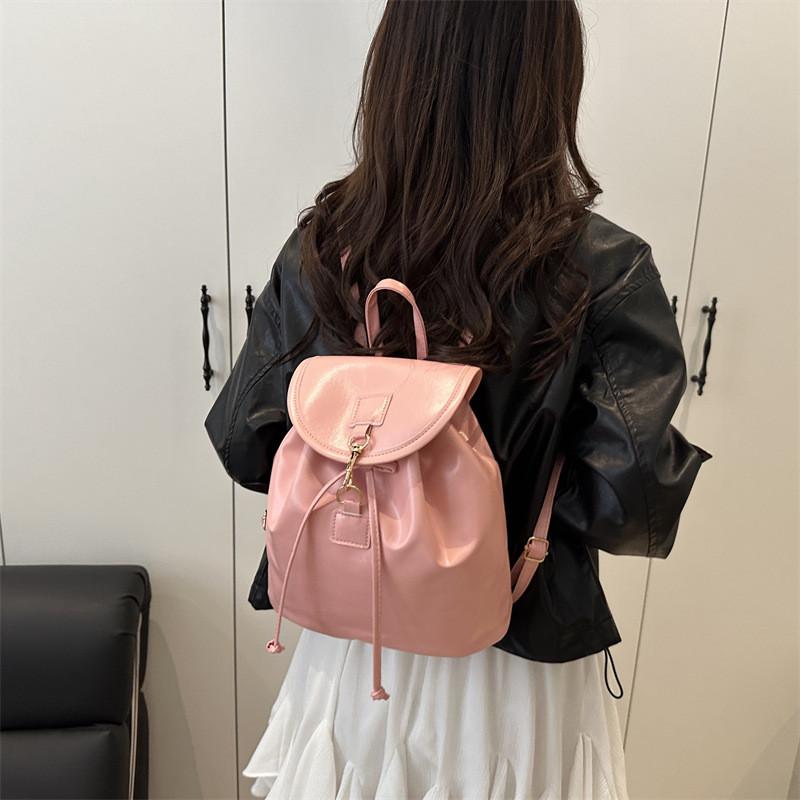 Pu Large Capacity Backpack For Women With Durable Wearresistant Material For Daily Use And Travel