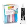 5 Mermaid Sugar Pastes 80 G + Black Icing Pen