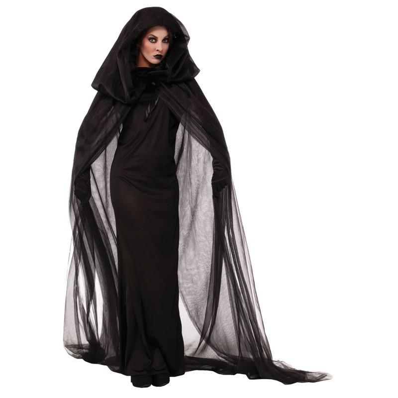 Halloween Ghost Witch Costume Adult Party Dress Nightclub Cosplay