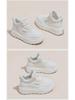 Women's Stylish Thick-Soled High-Top White Sneakers - 2025 Autumn/Winter Collection