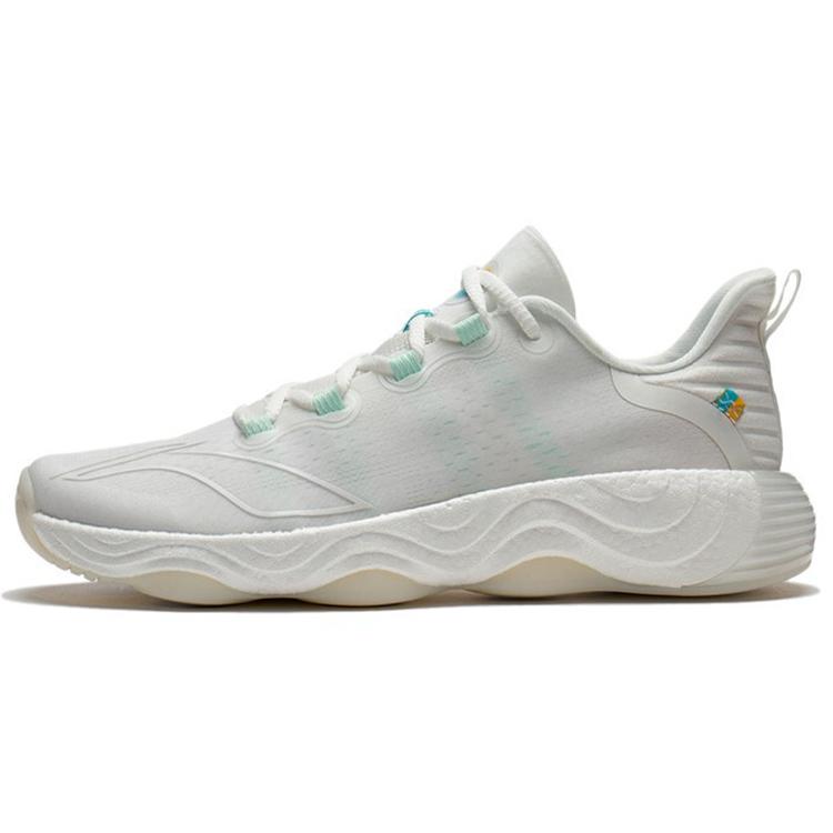 Li Ning Wujie 3 Ткань Многофункциональные Амортизация Скользкие Устойчивые к истиранию Упругие Низкие Повседневные Кроссовки Мужские AFVS003-7