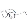 New cream sweet girl style square glasses women's plain glasses frame anti-blue flat glasses men can match myopia