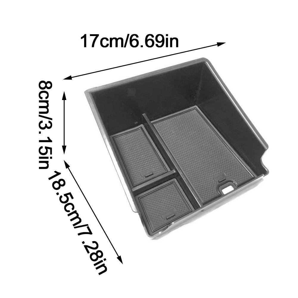 Для BYD Seal 2022 Car Console Armrest Storage 3 отделения Center Console Storage Box Tray Holder Armrest Organizer For BYD