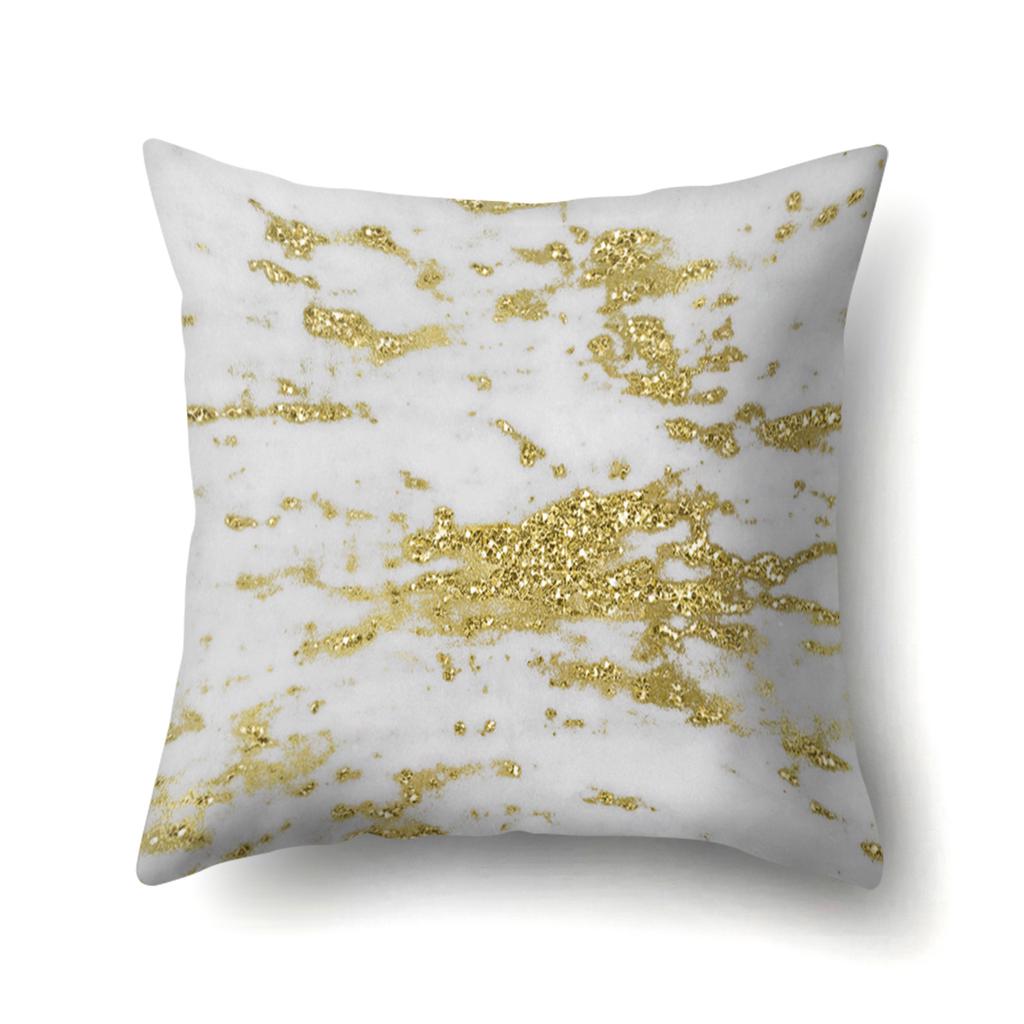 Geometric Marble Pattern Polyester Pillow Case European and American Fashion Simple Pillow Case
