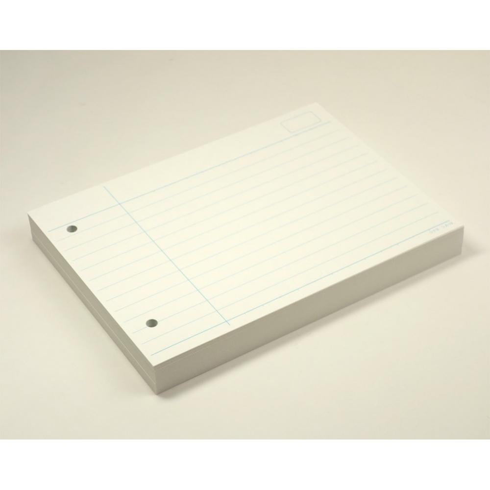 KOKUYO Блокнот для заметок Информационная карточка Горизонтальная линейка B6 Горизонтальная 2 отверстия 100 листов Shika-13