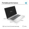 HP Laptop 17-inch, 17.3-inch HD+ display, Gen 13 Intel Core i3, 8GB RAM, 1TB storage (512GB PCIe SSD + 512GB portable drive), Windows 11 Home, WiFi 6,
