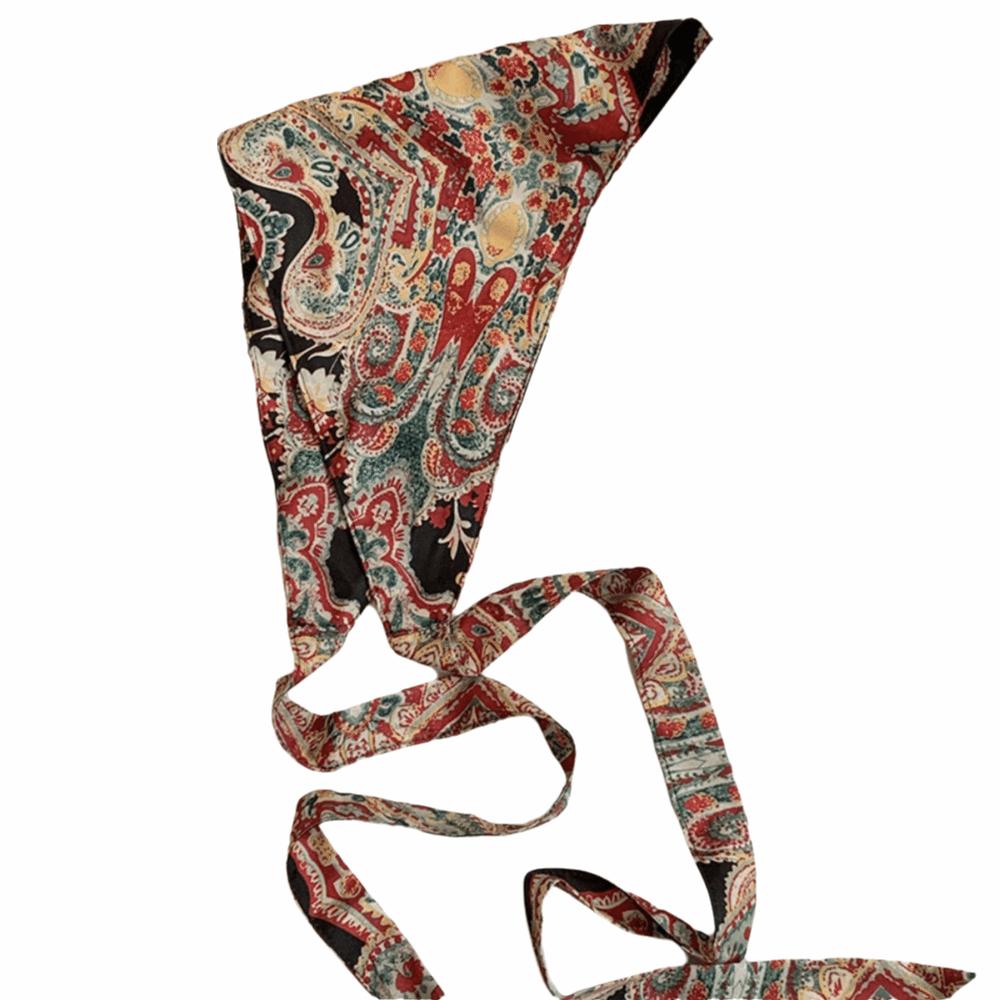 Ethnic Style Triangular Scarf Multicolor Waist Seal Fashion Waist Decoration  Accessories