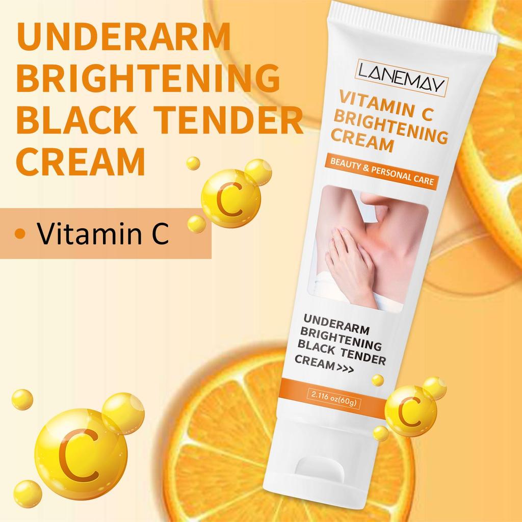 Крем для осветления кожи подмышек с витамином С, питает кожу, улучшает текстуру кожи и сужает поры. Только для женщин, 60 г